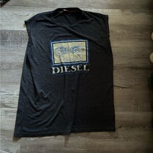 Diesel Black Crew Neck Tee
